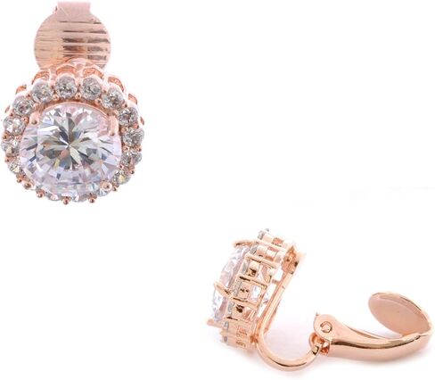 وارتفعت الأقراط الأزياء Topwholesalejewel الذهب كليب تصفيح على الاقراط in Saudi Arabia