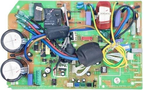 يستخدم متوافق مع لوحة تحكم الوحدة الخارجية لمكيف الهواء AUX SX-BPS-W-89FM41-V6 V5 دائرة PCB SX-SVBP2-W-89FM41 أجزاء تكييف (لمروحة تيار مستمر 18000 وحدة حرارية بريطانية) in Kuwait