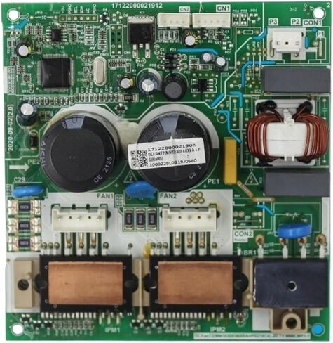 متوافق مع لوحة تحكم مكيف الهواء ميديا ​​DC Fan T2(MN103DF46XEA-PS219C4).JD.TY.MMK.MP1-1 PCB 17122000021912 جزء تكييف in Kuwait