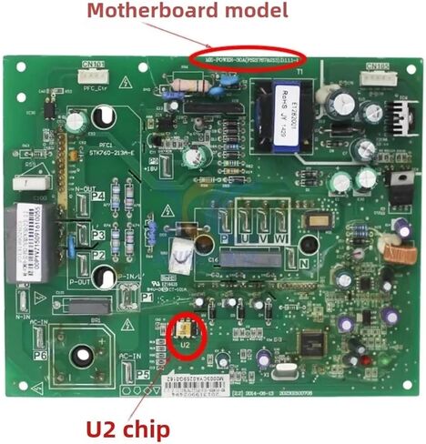 متوافق مع لوحة التحكم في مكيف الهواء المركزي من ميديا ​​ME-POWER-30A(PS21767&213).D.1..1-1 PCB 202302100708 أجزاء تكييف (5 دبابيس) in Kuwait