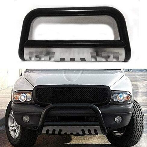 MOTORHOT Black Stainless Steel Compatible With Toyota 2001-2007 Sequoia and 2000-2006 Tundra Front Push Bumper Bull Bar Guard in Saudi Arabia