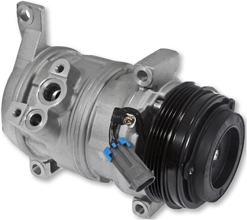 Replacement A/C Compressor with Clutch suitable for Cadillac Escalade ESV/EXT 6.0L V8 (2003-2006) Without Rear A/C in Saudi Arabia