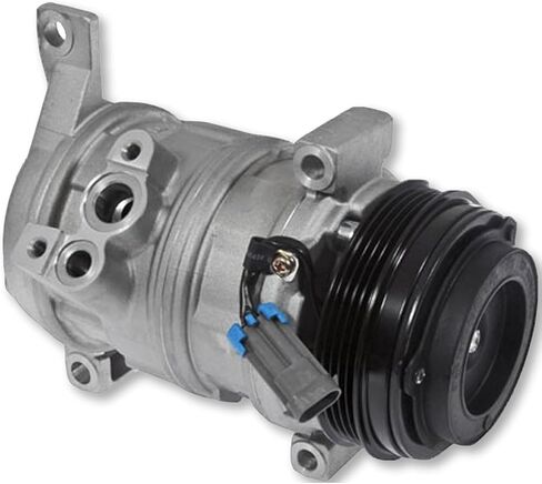 Replacement A/C Compressor with Clutch suitable for Cadillac Escalade ESV/EXT 6.0L V8 (2003-2006) Without Rear A/C in Saudi Arabia