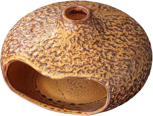 Ceramic Burner Smudge Bowl Tray, Cone Burner Holder for Desktop, Fireplace Tabletop- Yellow in Saudi Arabia