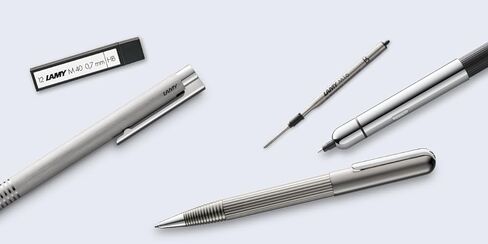 Lamy M16 ballpoint pen refill with large capacity, metal - Original replacement refill for all ballpoint pen models - Indelible - Fine line width in black ink in Saudi Arabia