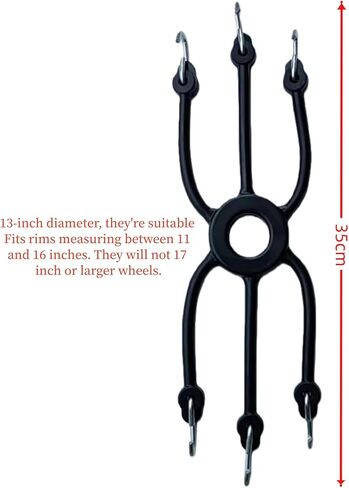 استبدل شداد ضبط سلاسل الإطارات الثلجية لشاحنة Spider Bungee باللون الأسود 0212، ينطبق على سيارات الركاب والشاحنات الخفيفة. مجموعة من 2 in Kuwait