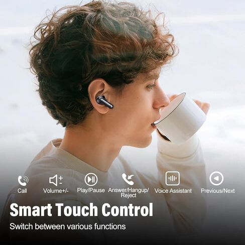 سماعات أذن للترجمة من Ai في الوقت الحقيقي بدون اشتراك، سماعات أذن لمترجم 164 لغة مع 6 أوضاع للترجمة، سماعات رأس لمترجم مكالمات الصوت والفيديو، 42 ساعة Audiofonos Traductores Inglés Español in Kuwait