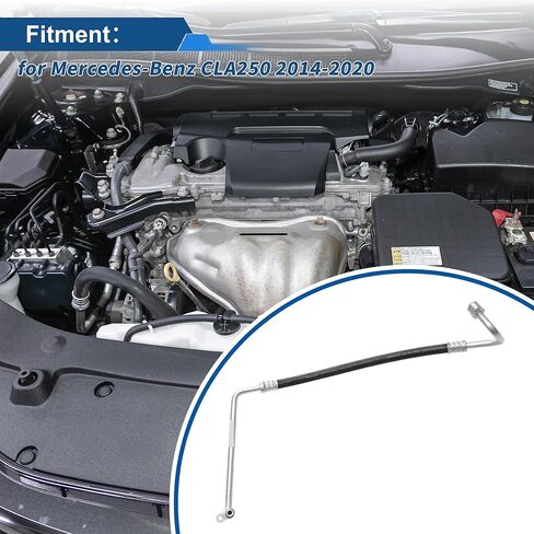 خرطوم سائل التبريد A/C لسيارة Mercedes-Benz CLA250 2014-2020 خرطوم ضغط خط أنابيب تكييف الهواء رقم 2468303515 حديد مطاطي in Saudi Arabia
