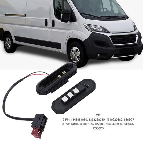 Keenso Sliding Door Contact Switch, 2 Pin 3 Pin ABS with High Grade ABS Material for Stable Performance Replacement Part for Ducato III 2006 in Saudi Arabia