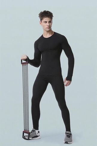 Men’s Long Sleeve Compression Shirt – Athletic Workout Top, Dry Fit Sport Baselayer Undershirt in Saudi Arabia