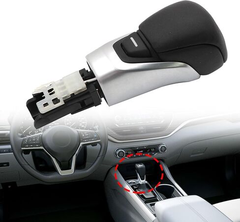 XQSMWF Automatic Trans Shift Knob Control Lever Compatible with Nissan Altima 2019-2024 Sentra 2020-2024 Kicks 2020-2023# 34910-6CA0A 349106CA0A in Saudi Arabia