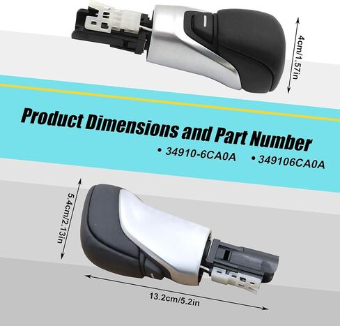 XQSMWF Automatic Trans Shift Knob Control Lever Compatible with Nissan Altima 2019-2024 Sentra 2020-2024 Kicks 2020-2023# 34910-6CA0A 349106CA0A in Saudi Arabia