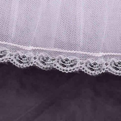 العروس ثوب نسائي فستان الزفاف الصلب صافي الدانتيل الاطفال النساء قصيرة الأبيض شبكة تنورات مطاطا الرباط حزام لا هوب تول تنورة in Kuwait