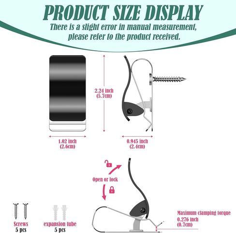 شماعات اللحاف للسجاد المعلق على الحائط وجلود الحيوانات، ومعلقات النسيج، ومشابك البطانية، 4 عبوات in Kuwait