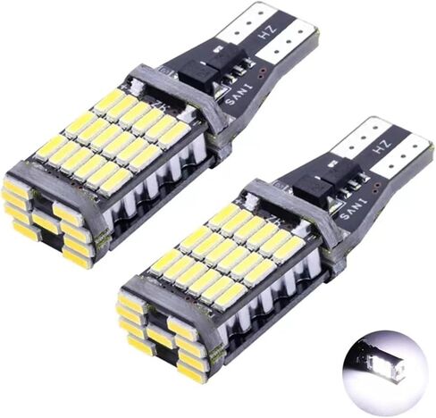 100PCS T15 W16W 921 912 LED lamp 4014 45 Super Bright Canbus No ERROR Car Backup Reserve Parking Back Light Turn Signal Bulb(Green) in Saudi Arabia