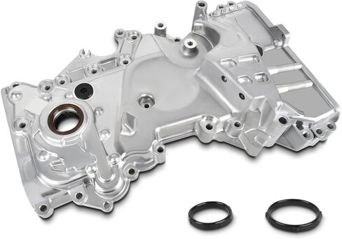 HYR M574 21350-2E740 Timing Chain Cover Oil Pump 2.0L Compatible with Kia Forte 2017-2020 & Hyundai Elantra 2017-2020 Kona 2018-2021 Veloster 2019-2021, Replace# 213502E700 213502E601 in Saudi Arabia