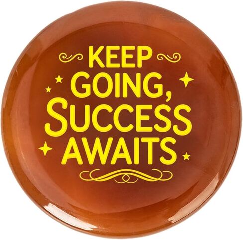 Agate Stone, Stones, Motivational Stone, Engraved with Happiness, Thank You, Smile, Challenge, Believe in Yourself, Etc., Used for Relaxing the Body and Mind, Relieving Anxiety. in Saudi Arabia