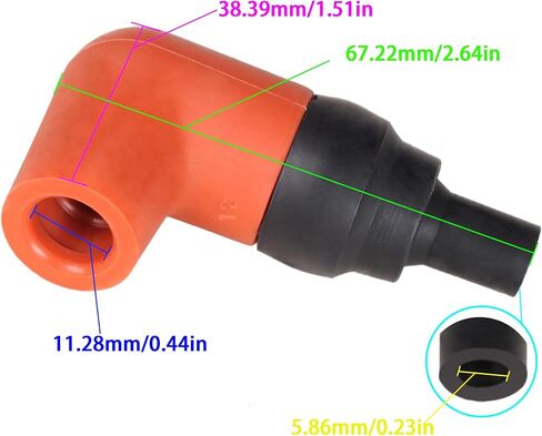 محرك خارجي 6G1-82370-00 6G1-82370-20 6G1-82370-21 غطاء تغليف شمعة الإشعال ث/المقاومة لياماها 20HP 25HP 60HP 70HP 115HP 130HP محرّك القارب in Kuwait