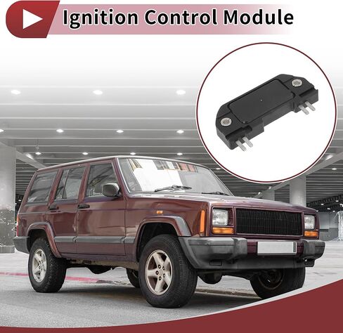 No.1211560 Ignition Module Ignition Control Module for Jeep Cherokee 1984-1986 Plastic Black in Saudi Arabia
