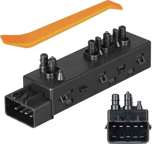 Power Seat Switch Adjust Switch 10 Way Front Left Driver Side Compatible with Nissan Altima 2007-2012, NV1500 NV2500 NV3500 2012-2019 Replace OE 87066-JA03A in Kuwait