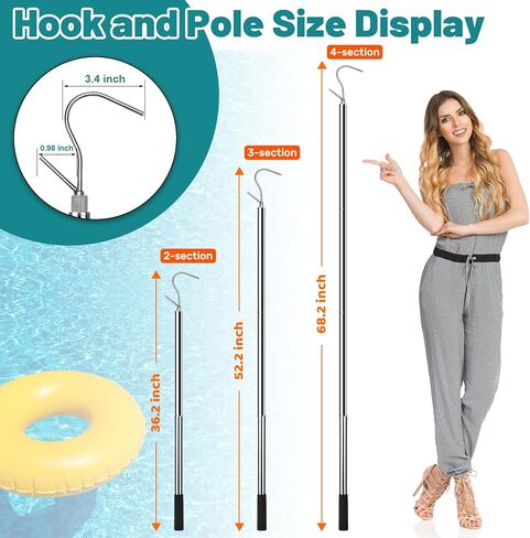 16 Inch Water Meter Key with 4 Way Multi-functional Water Utilities Key Contractor Grade Valve Shutoff Key Tool for Main Water Meter in Kuwait