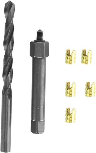 M5 x 0.8 Thread Repair Kit Self Tapping Thread Inserts Tool Set 12PCS in Saudi Arabia