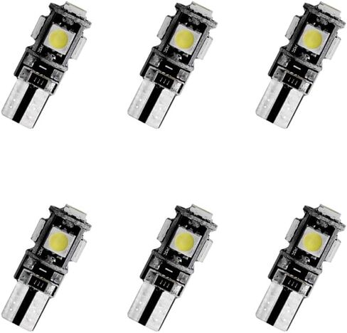 8X-SPEED 12 قطعة إضاءة داخلية LED 5050 لمبة لسيارة BMW X6 E71 2008-2015، تستخدم للسيارة الداخلية/قبة الخريطة الداخلية/صندوق السيارة/أضواء الترخيص، إلخ. (أبيض) in Saudi Arabia