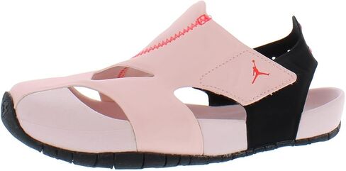 Jordan Flare Ps Girls Shoes Size 13, Color: Atmosphere/Infrared/Crow Black-Pink in Saudi Arabia