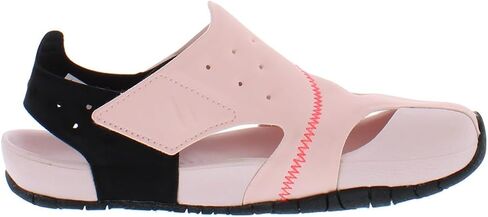 Jordan Flare Ps Girls Shoes Size 13, Color: Atmosphere/Infrared/Crow Black-Pink in Saudi Arabia