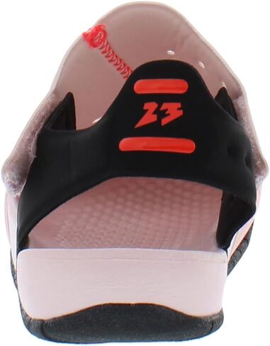 Jordan Flare Ps Girls Shoes Size 13, Color: Atmosphere/Infrared/Crow Black-Pink in Saudi Arabia