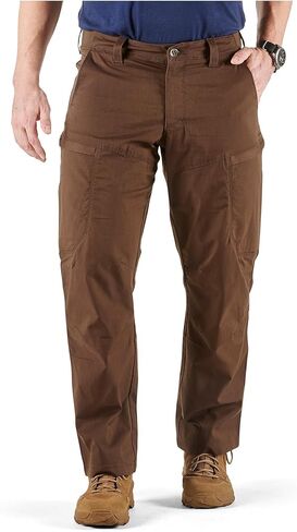 5.11 Tactical Men's Apex Cargo Work Pants, Flex-Tac Stretch Fabric, Gusseted, Water Resistant Finish, Style 74434ABR in Saudi Arabia