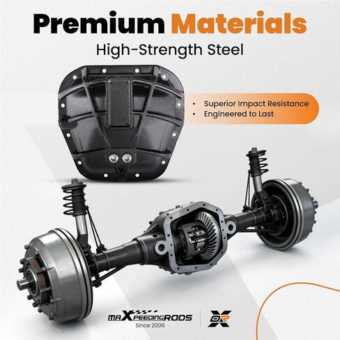 غطاء تفاضلي خلفي maxpeedingrods 9.75 بوصة ترس حلقي مع حشية مناسب لفورد F-150 2015-2020، F-250 2011-2022، لينكولن نافيجيتور 2015-2022، استبدال BL3Z4033A، 697734، 697-734 in Kuwait