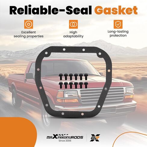 غطاء تفاضلي خلفي maxpeedingrods 9.75 بوصة ترس حلقي مع حشية مناسب لفورد F-150 2015-2020، F-250 2011-2022، لينكولن نافيجيتور 2015-2022، استبدال BL3Z4033A، 697734، 697-734 in Kuwait