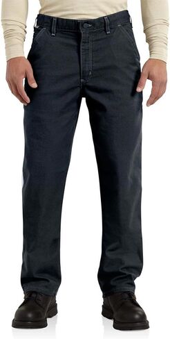 Carhartt Men's Flame-Resistant Washed Duck Work Dungaree in Saudi Arabia