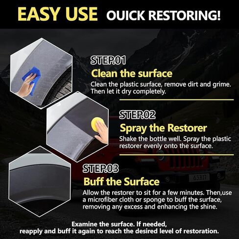 معجون تلميع الإطارات | التألق المثالي | تلبيس الإطارات المتين وسهل الاستخدام | حماية طويلة الأمد من الأشعة فوق البنفسجية للإطارات والعجلات والمطاط السوداء | طقم بوزن 5.29 أونصة مع إسفنجة in Kuwait