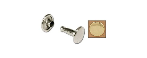Tandy Leather Double Cap Rivets Large Nickel Plate 100/pk 1375-12 in Saudi Arabia