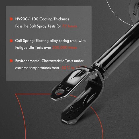 مجموعة دعامة خلفية كاملة ونوابض ملفوفة من A-Premium متوافقة مع Honda Crosstour 2012-2015، Accord Crosstour 2010-2011، FWD، مجموعة مكونة من قطعتين in Kuwait