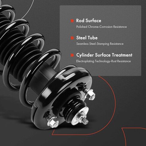 مجموعة دعامة خلفية كاملة ونوابض ملفوفة من A-Premium متوافقة مع Honda Crosstour 2012-2015، Accord Crosstour 2010-2011، FWD، مجموعة مكونة من قطعتين in Kuwait
