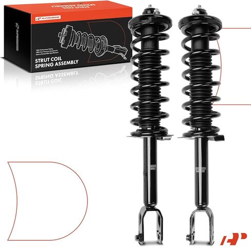 مجموعة دعامة خلفية كاملة ونوابض ملفوفة من A-Premium متوافقة مع Honda Crosstour 2012-2015، Accord Crosstour 2010-2011، FWD، مجموعة مكونة من قطعتين in Kuwait