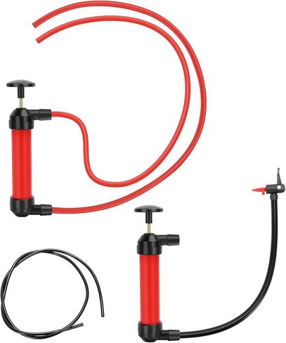 2 حزمة سيفون مضخة، مضخة نقل المياه المحمولة، مضخة مياه يدوية، مجموعة مضخة يدوية لنقل الوقود لخزان الوقود الغاز الأسماك in Kuwait