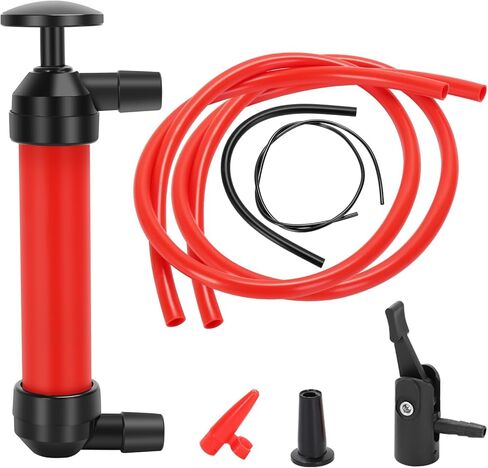 2 حزمة سيفون مضخة، مضخة نقل المياه المحمولة، مضخة مياه يدوية، مجموعة مضخة يدوية لنقل الوقود لخزان الوقود الغاز الأسماك in Kuwait