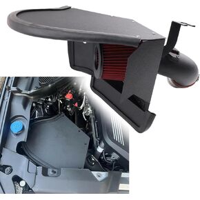 مجموعة مدخل الهواء البارد مع درع الحرارة متوافق مع 2018-2021 BMW X3 X4 M40i B58 3.0T، يزيد من قوة الحصان وعزم الدوران، وصوت تحفيزي أكثر عدوانية ورياضية in Kuwait