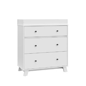 Stork Craft Carmel Chest, 3 Drawer with Topper, White in Kuwait