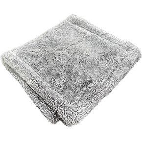 منشفة تجفيف بحلقة ملتوية بتفاصيل DIY - مناشف من الألياف الدقيقة فائقة الامتصاص 1200 جرام في المتر المربع لتجفيف السيارة وتفصيلها ولمسة نهائية خالية من البقع - بدون حواف، خالية من الخطوط، خالية من الخدوش - 15 بوصة × 8 بوصة in Kuwait