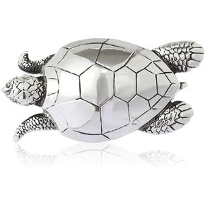 حزام أبازيم للرجال إبزيم حزام رعاة البقر الغربي على شكل سلحفاة للرجال، إبزيم حزام رعاة البقر، إبزيم حزام غربي، فضي in Kuwait