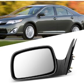 Set Side Mirrors Assembly Fit for 2002-2008 for Ford E150 E250 E350 E450 E550 Van Manual Fold,Non-heated, Puddle Light Manual Smooth Black in Kuwait