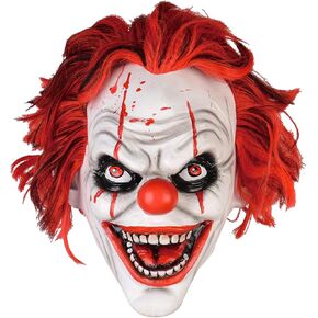 قناع جوكر الرعب الواقعي للمهرج الهالوين للبالغين والرجال أزياء تنكرية للحفلات in Kuwait