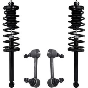 Detroit Axle - Front Struts Sway Bars for 2013-2018 Toyota Avalon (Limited, Touring), 2 Struts with Coil Springs + 2 Sway Bar End Links, 2014 2015 2016 2017 Replacement Suspension Kit in Saudi Arabia