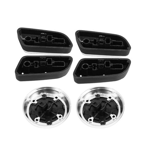 Seat Adjustment Switch Cover, Car Seat Adjustment Knob Cover,6Pcs Adjustment Knob Button Switch Cover Trim Fit for Audi A3 A4 A5 A6 Q3 Q5 in Saudi Arabia