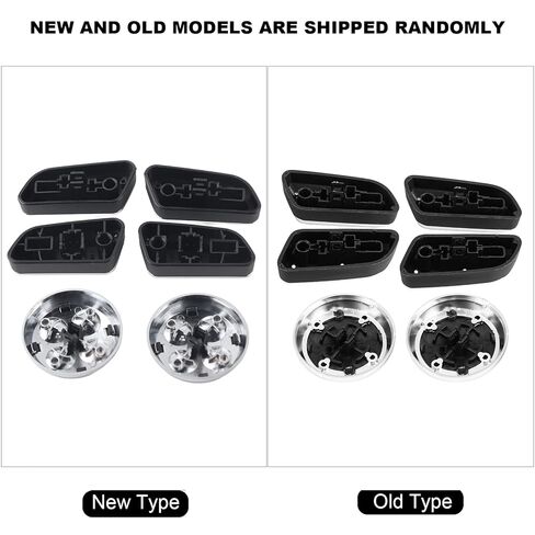 Seat Adjustment Switch Cover, Car Seat Adjustment Knob Cover,6Pcs Adjustment Knob Button Switch Cover Trim Fit for Audi A3 A4 A5 A6 Q3 Q5 in Saudi Arabia